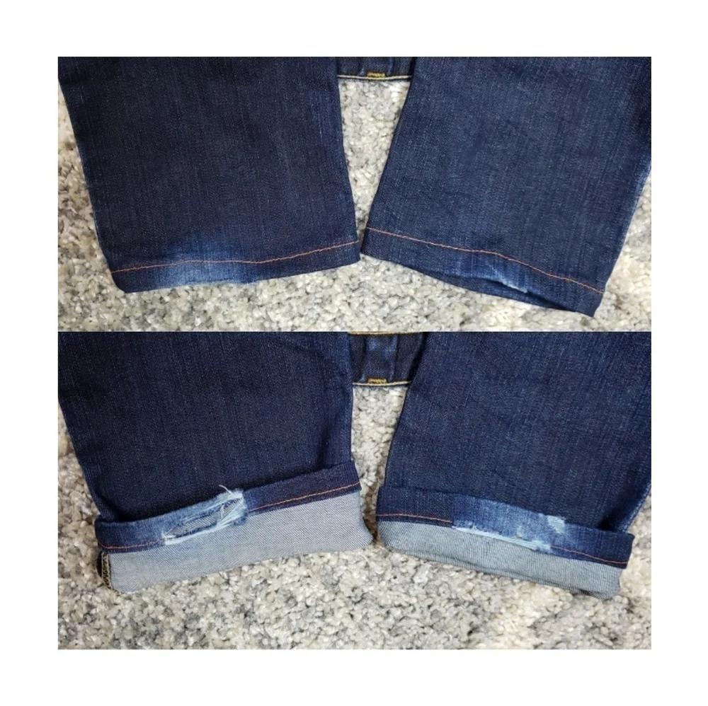 J Crew Matchstick dark denim jeans